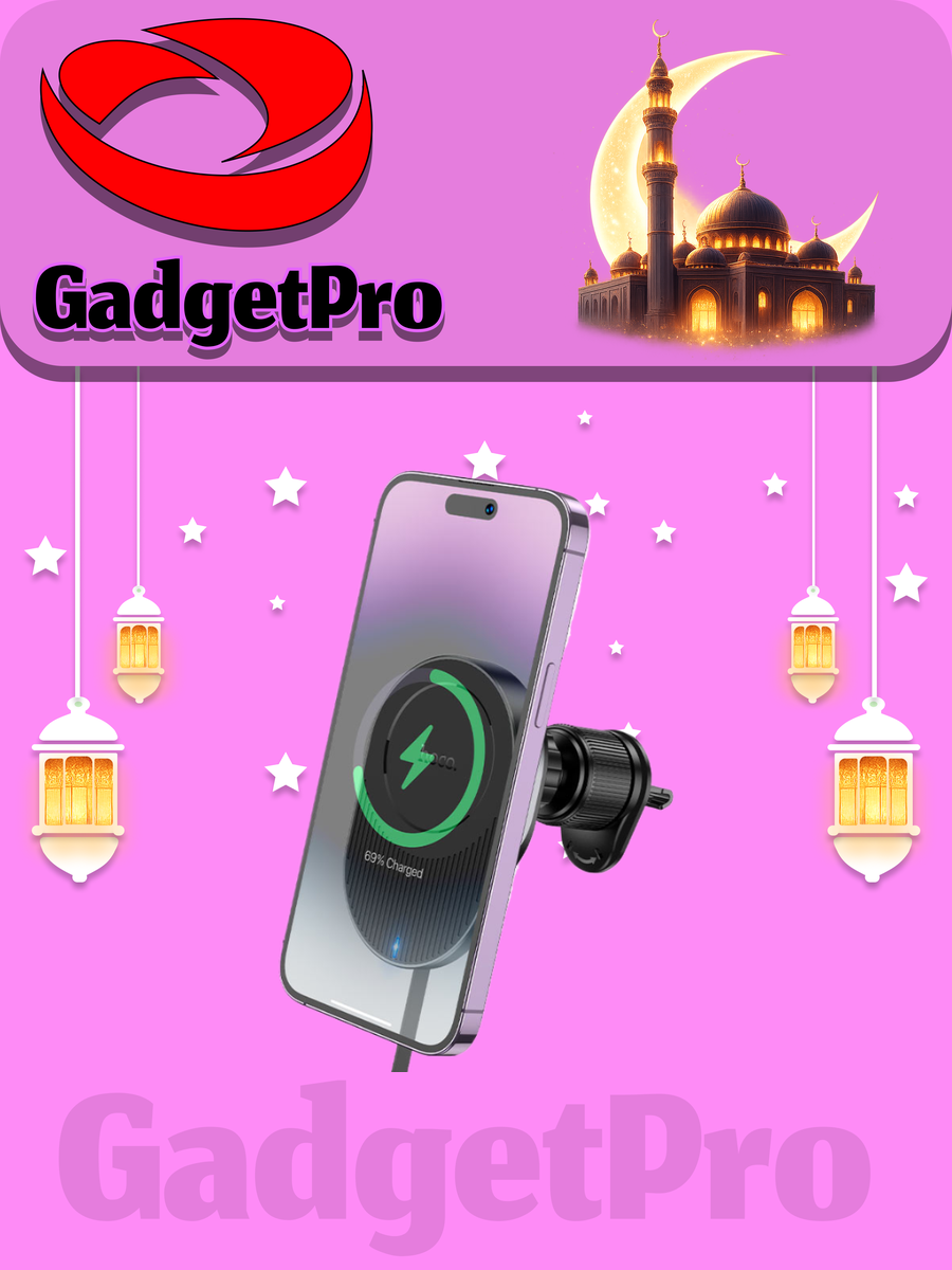 Автомобильный держатель Hoco HW12 с беспроводной быстрой зарядкой Wireless Fast Charge для телефона