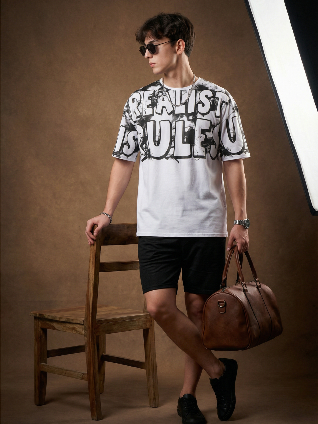 Футболка, размер L, белая — фото 1