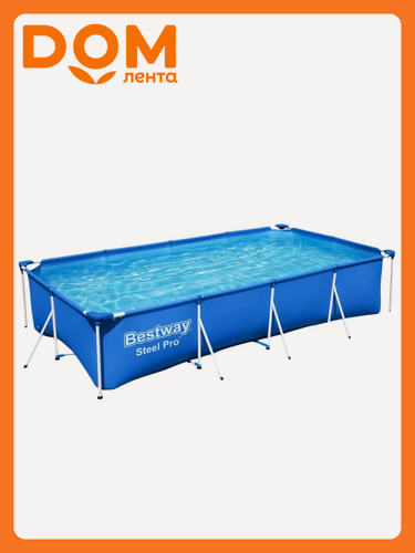 Изображение товара Бассейн каркасный прямоугольный Bestway Steel Pro, 400х211х81 см