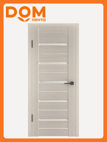 Изображение товара Межкомнатная дверь Глатум X7 остекленная Дуб беленый 80х200 cм