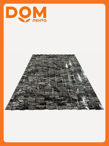 Изображение товара Профнастил Принтek "Камень", C-8, 1200x2000 мм, толщина 0,35 мм, серый, глянцевый
