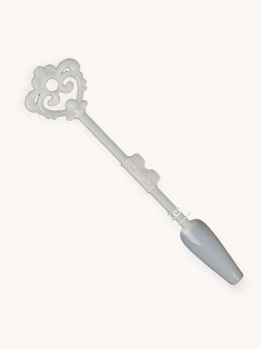 Палитра для гель лаков, типсы на кольце, балерина молочные, 24 шт