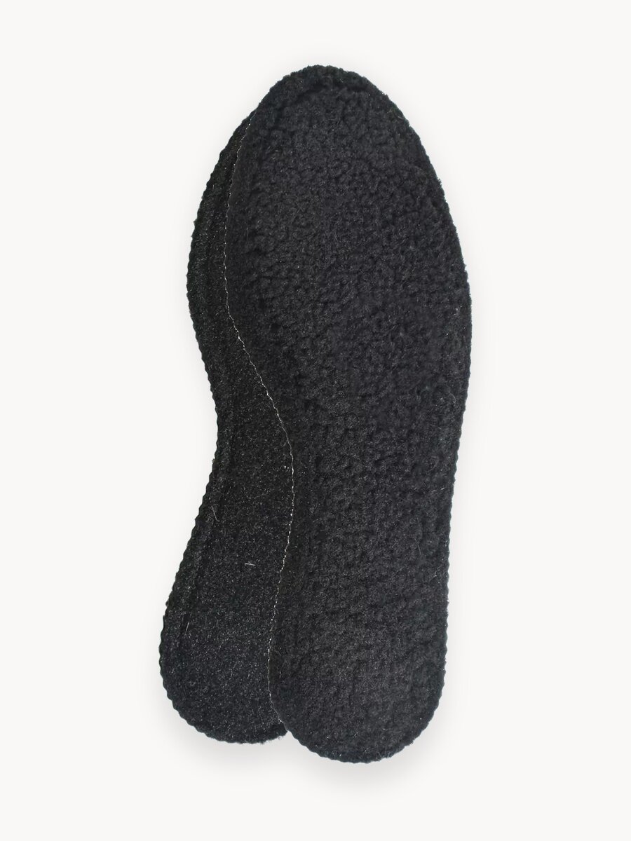 Стельки зимние меховые двухслойные (натуральный овечий мех / латексный экофлис), размер 35/36