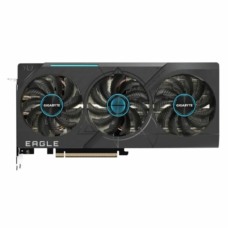 Видеокарта Gigabyte GeForce RTX 4070 SUPER EAGLE OC (GV-N407SEAGLE OC-12GD) - PCI Express 4.0, 12 ГБ, GDDR6X, 192 бит, DisplayPort, HDMI, GPU 1980 МГц