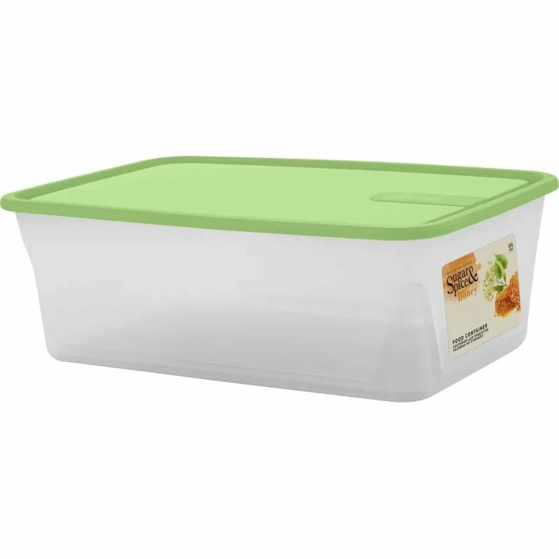 Контейнер для продуктов Sugar&Spice Honey 16л прямоугольный фисташка