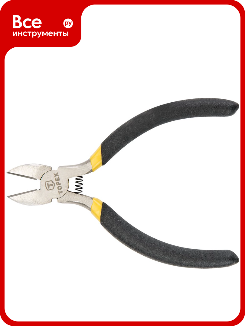 Кусачки TOPEX боковые мини 115 мм 32D724