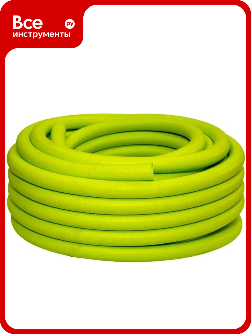 Поливочный гофрированный шланг TUBOFLEX Soft-Touch 13 мм 15 м МГST15зеленый 4620759669561