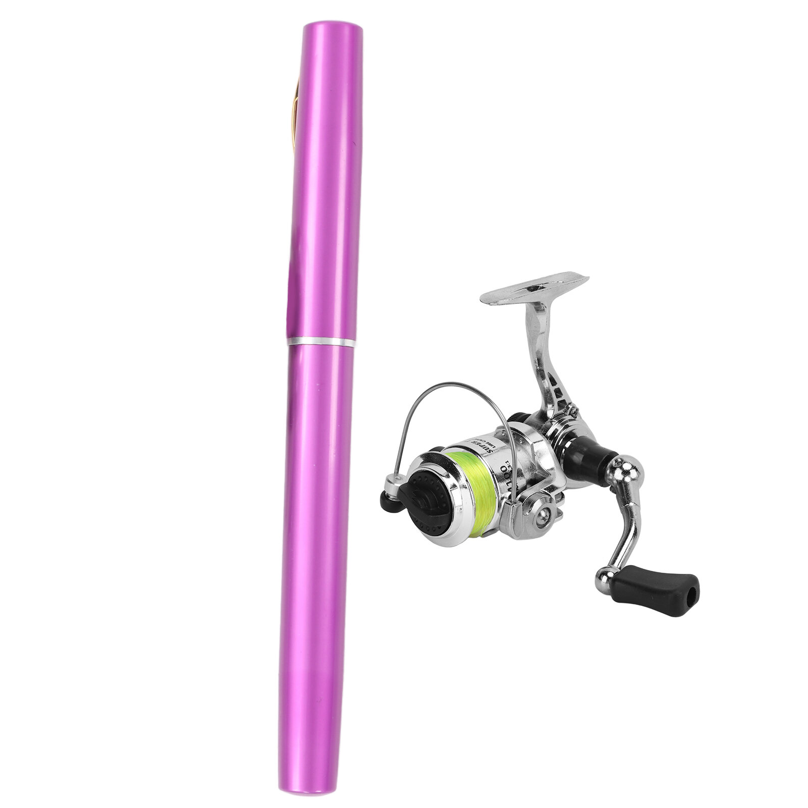 Портативный мини  форма рыбацкого стержня с выдвижным рыболовным стержнем с катушкой из рулона