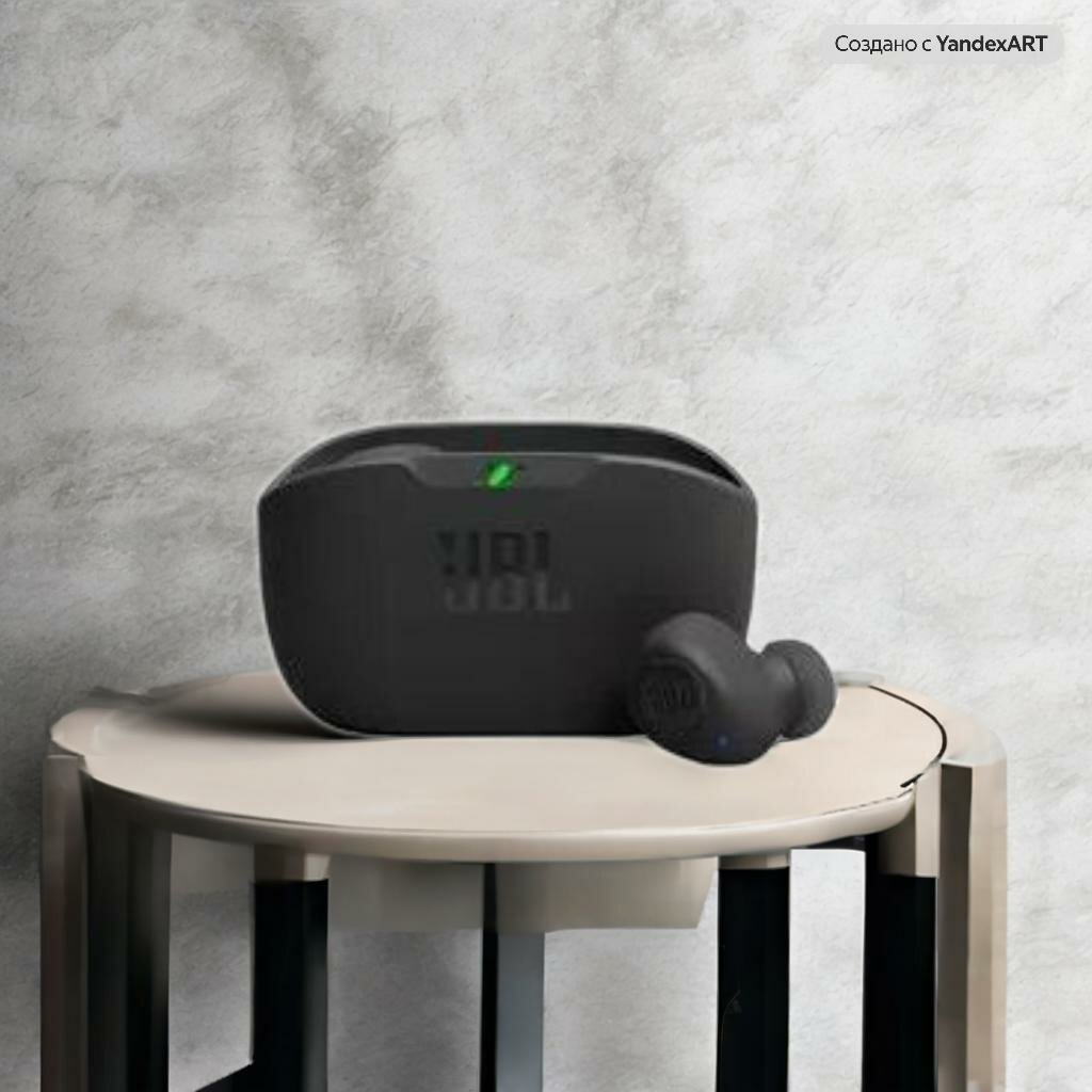 Наушники JBL Wave Buds TWS, чёрные, Bluetooth, активное шумоподавление, IP54