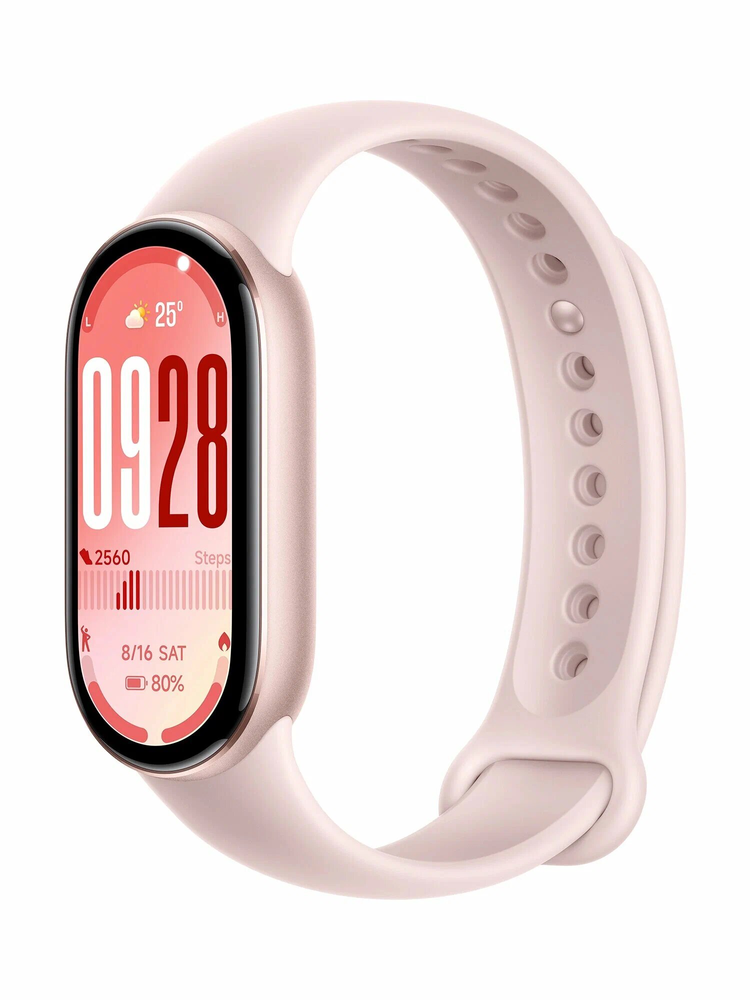 Фитнес-браслет Xiaomi "Smart Band", водонепроницаемый, розовый