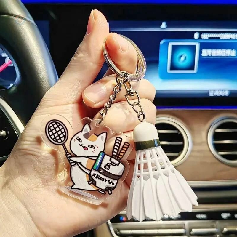 Брелок для ключей и сумки YONEX с удобным креплением для любителей бадминтона