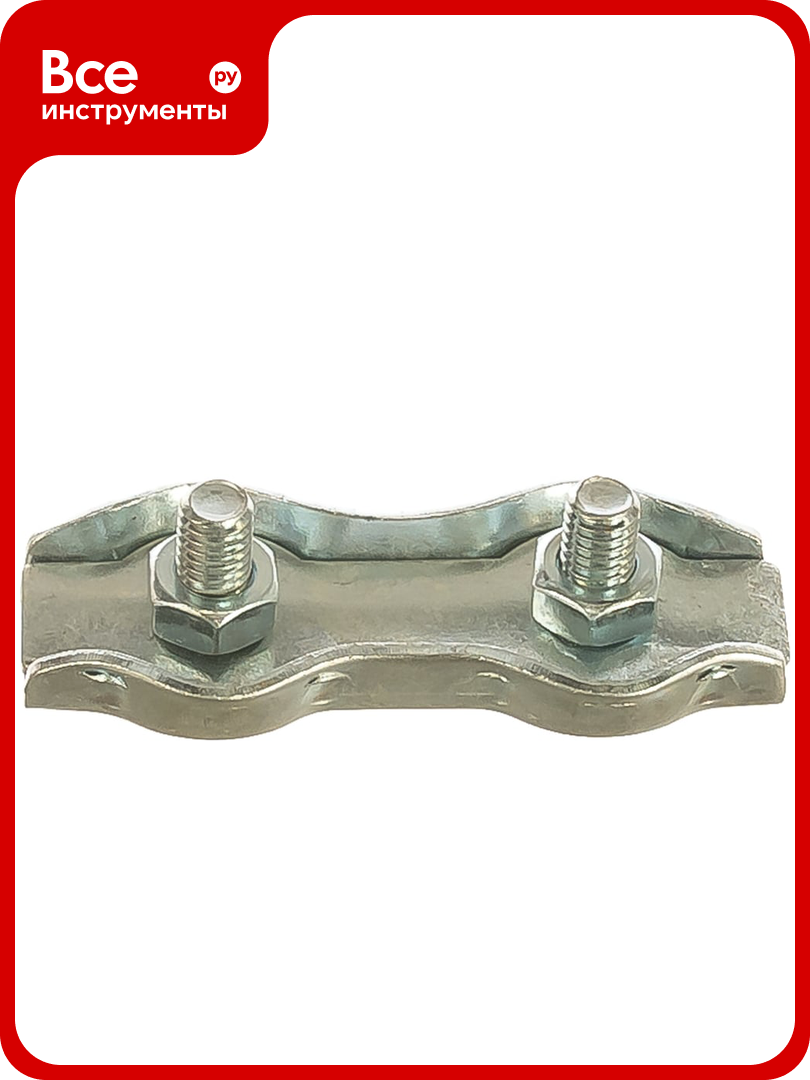 Зажим для троса 6мм 1шт - ярлык Tech-Krep Duplex 108075