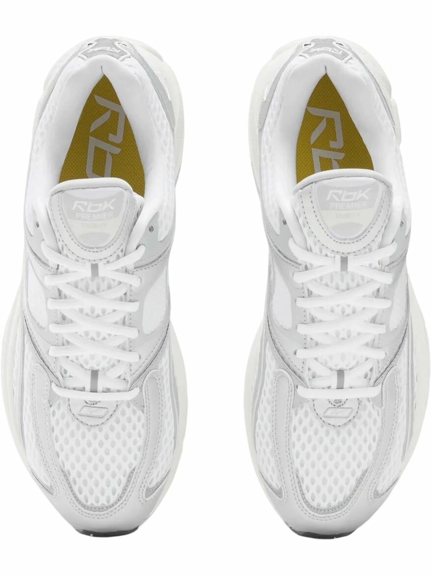 Кроссовки Reebok Premier Trinity, полнота F, размер 10,5 US, белый/серый — фото 1