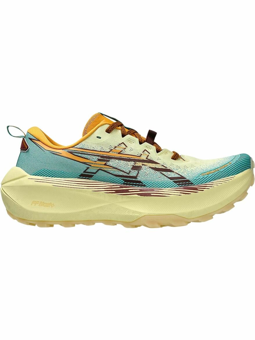 Кроссовки ASICS TRABUCO MAX 4, полнота F (EU)/ на среднюю стопу, размер 9,5 US, желтый