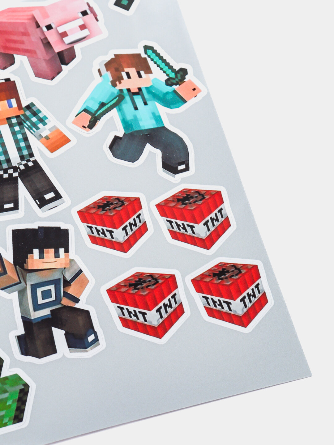 Наклейки стикеры для телефона, компьютер, Minecraft отличный подарок — фото 1