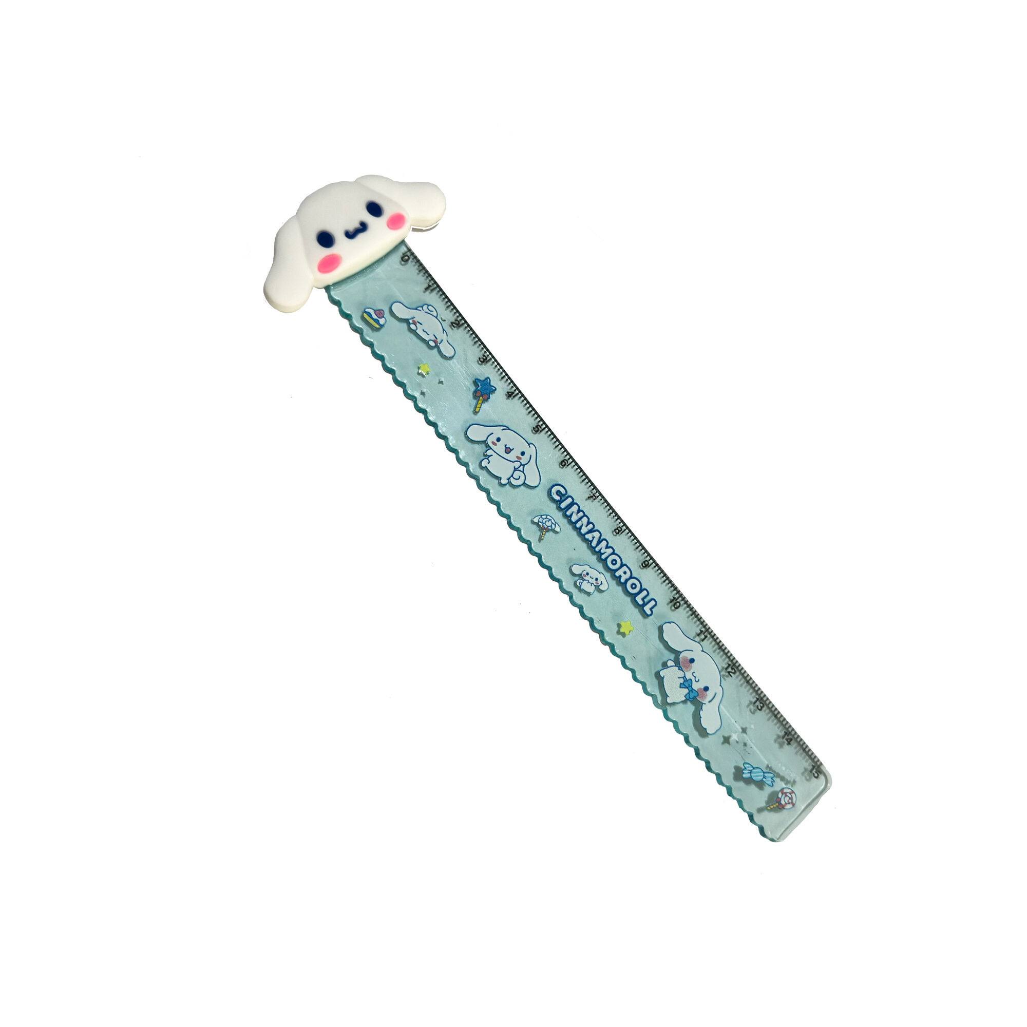 Линейка "Cartoon Shaped", для девочек, для средней и старшей школы, 16 см x 2 см
