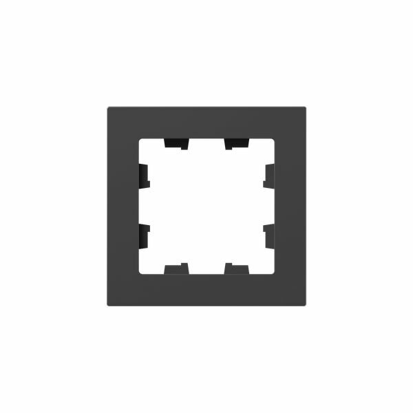 Рамка 1-м Эпика пластик черн. EKF UP1-FPB-01