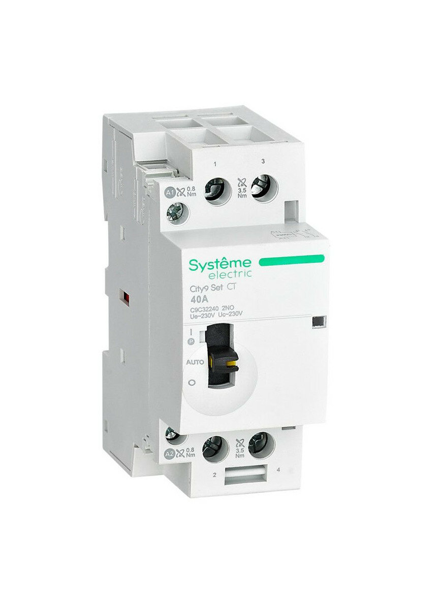Контактор Systeme Electric City9 Set SE C9C32240 2НО 40A AC230-230V
