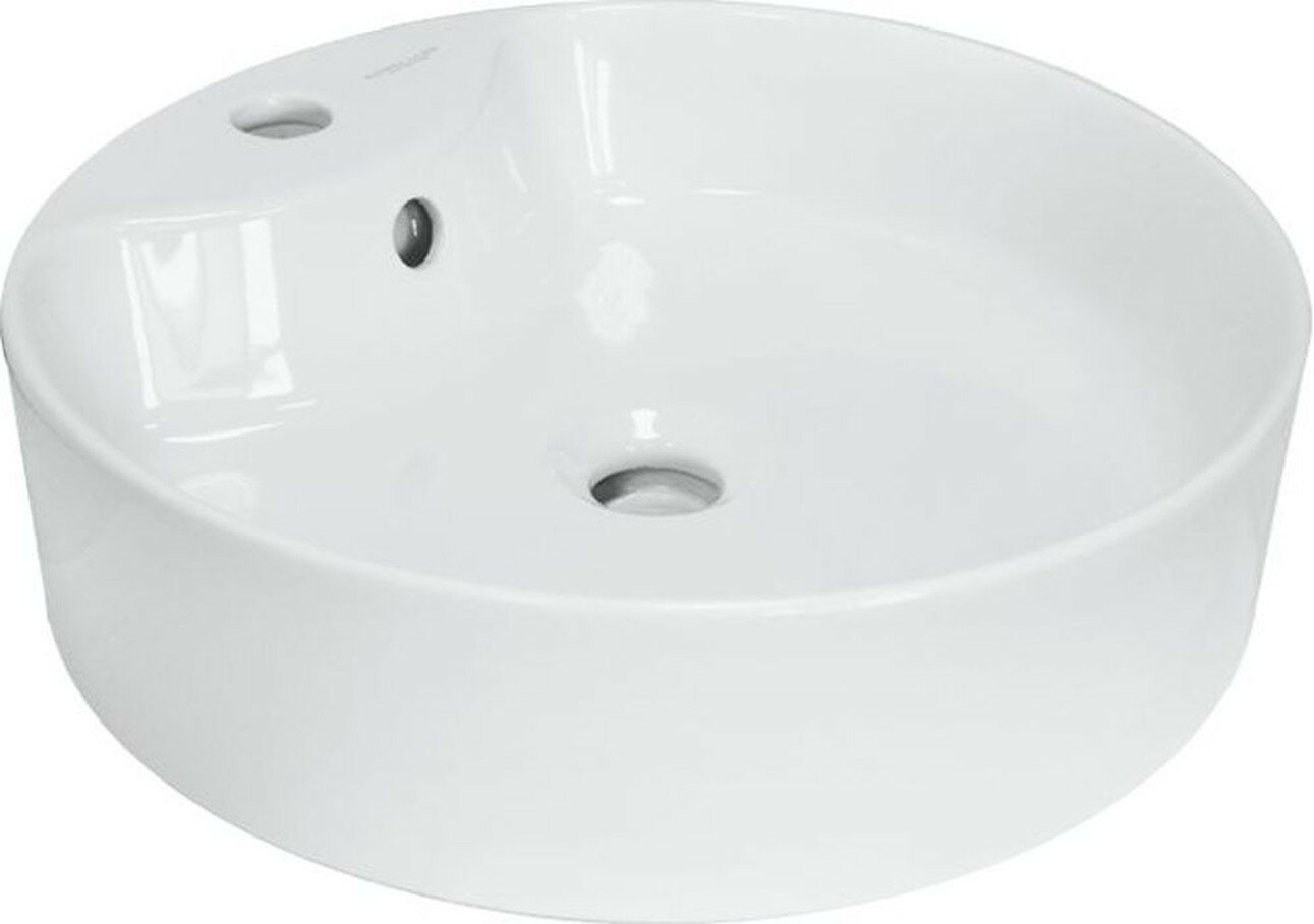 Умывальник SANITA LUXE BEST SHELF накладной круглый белый