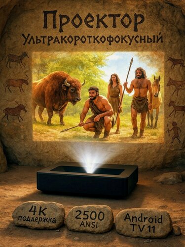 Изображение товара Ультракороткофокусный проектор CAIVVEI DLP-800USF
