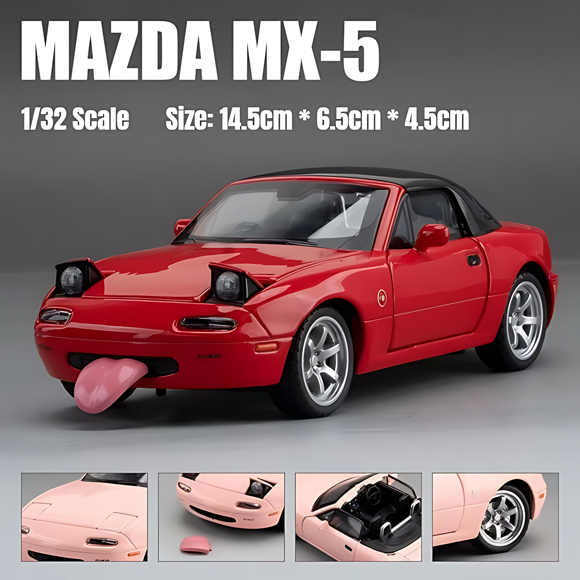Коллекционная машина Mazda MX-5 Diacast Car, 1:32, металл, коллекционная