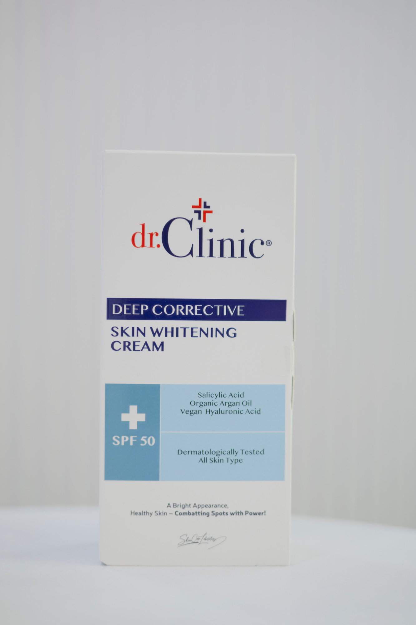 DR CLINIC Отбеливающий крем глубокого действия, для лица, c SPF 50, 50 мл.