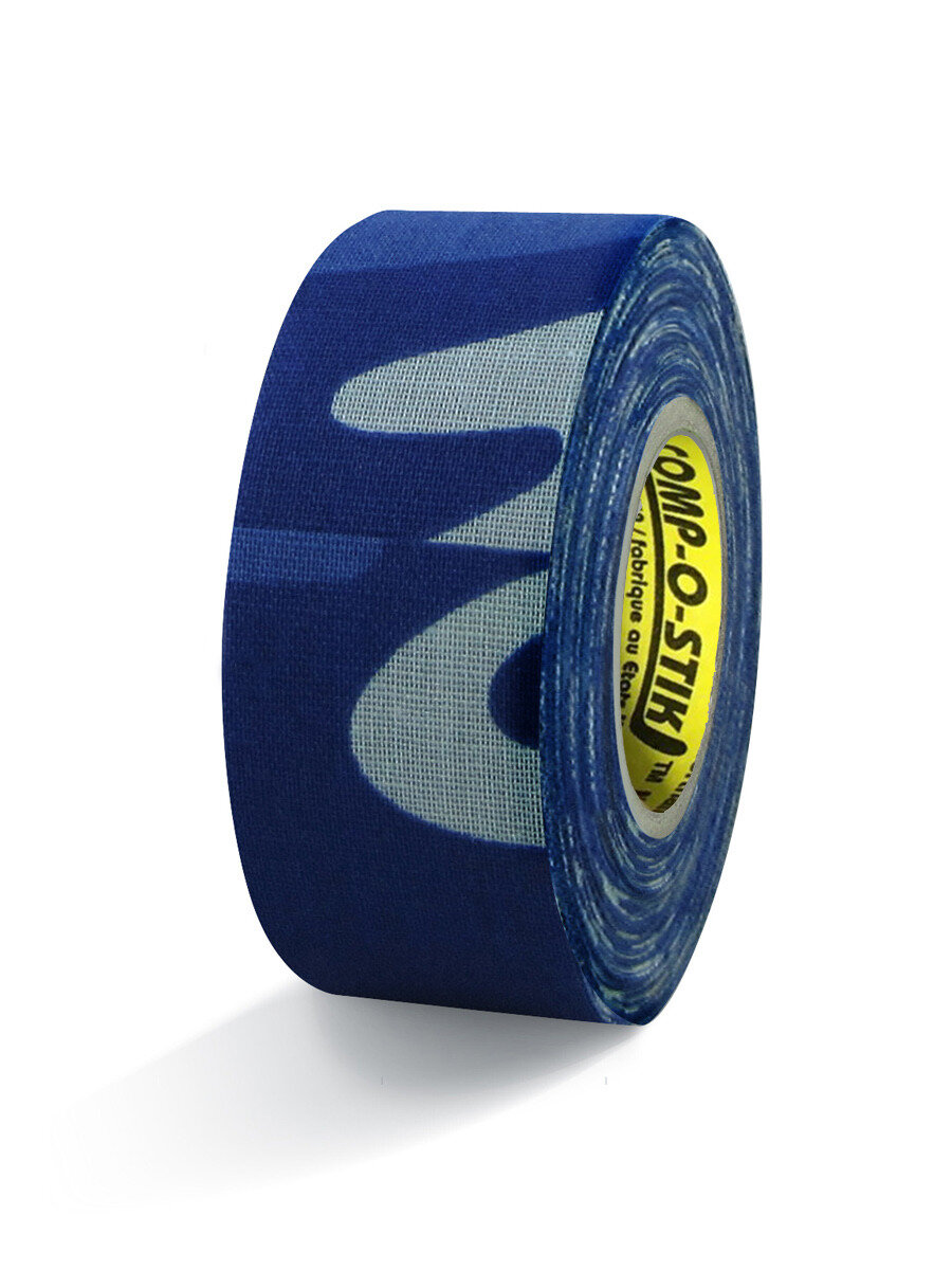 Лента хоккейная Comp-o-stik для клюшки 30мм*12м (синий камуфляж)