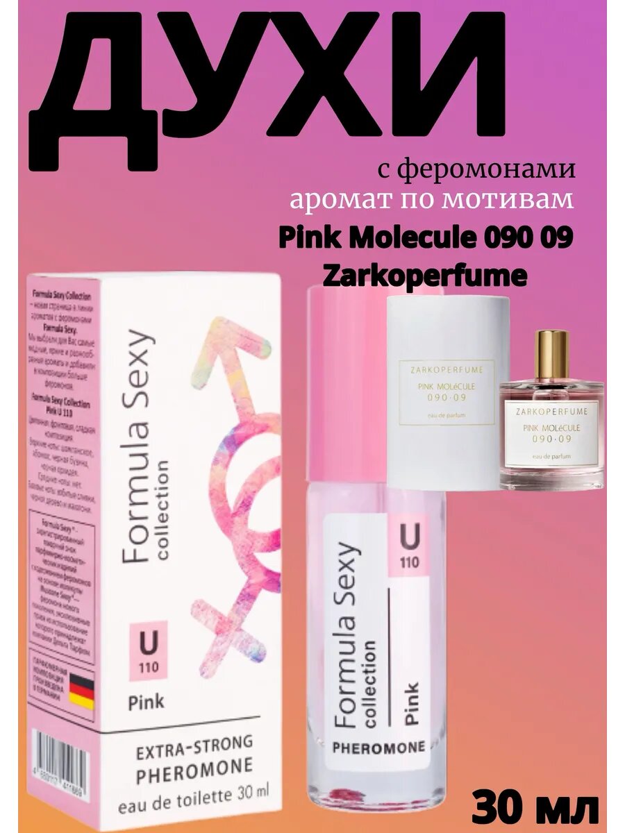 Туалетная вода Formula Sexy женские стойкие Pink с феромонами 30 мл