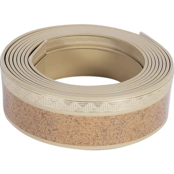 Бленда 5.5x350 см пластик цвет песочный/бежевый