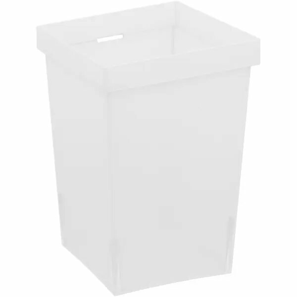 Контейнер для хранения Delinia ID 10x10x14.7 см пластик цвет белый