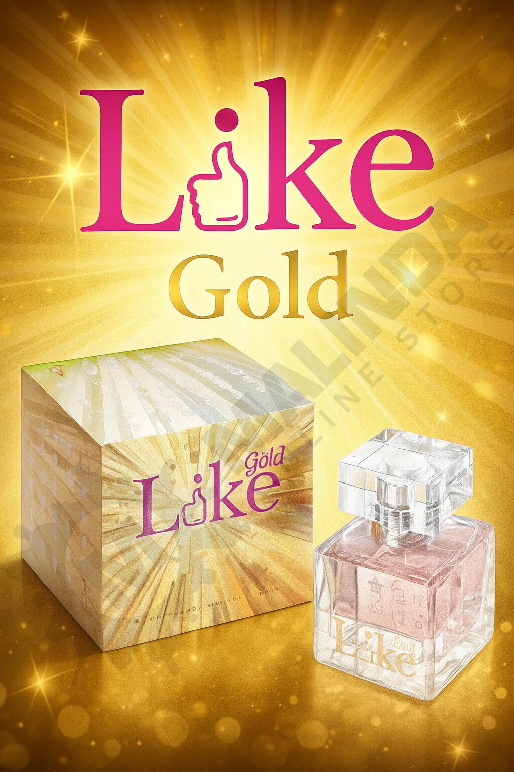 GENTY Like Gold Женская парфюмерная вода объем флакона 50 мл