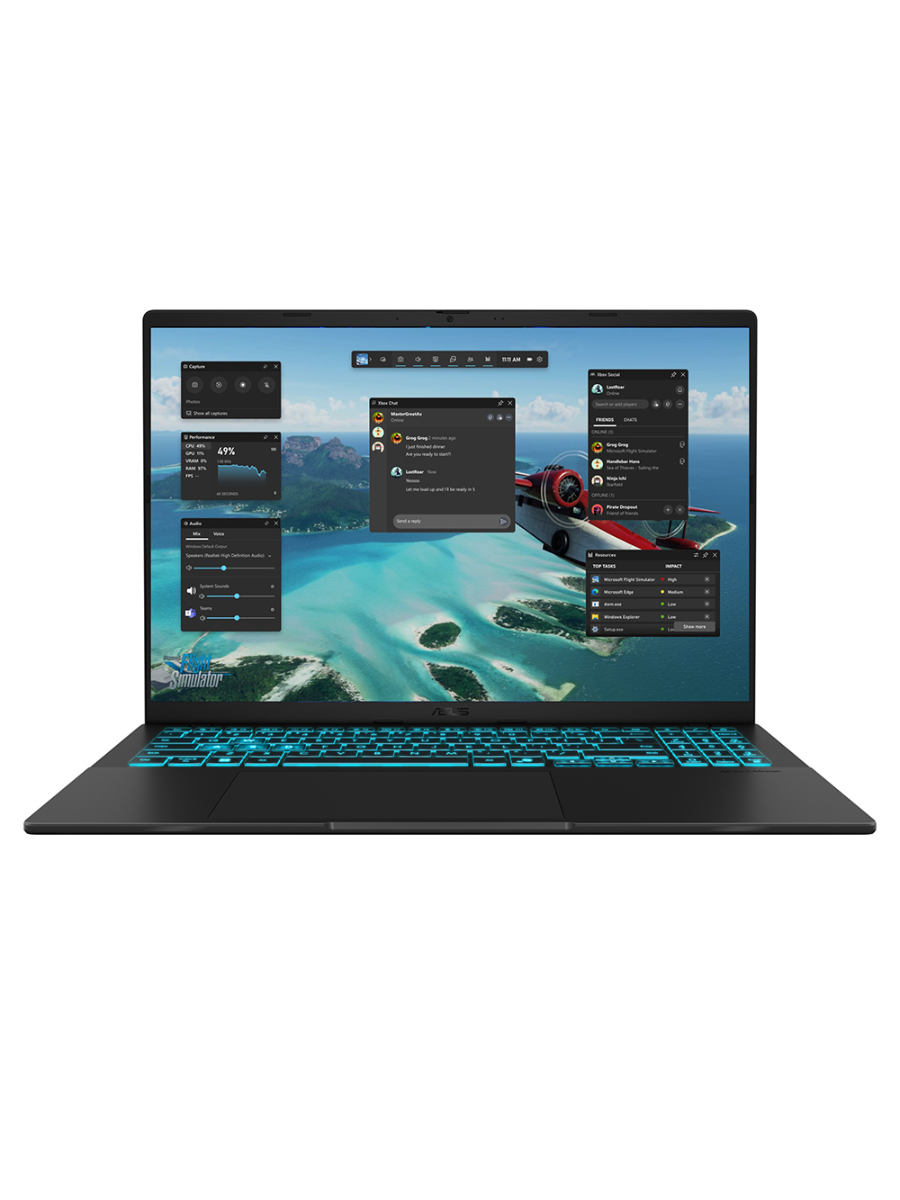 Ноутбуки Xiaomi Mi Gaming Laptop Ноутбук ASUS V16 V3607VU-RP327 Core 7-240H/32G/1T SSD/16"FHD+(1920x1200) 144Hz/RTX 4050 6G/No OS Черный, 90NB15Q1-M00RD0