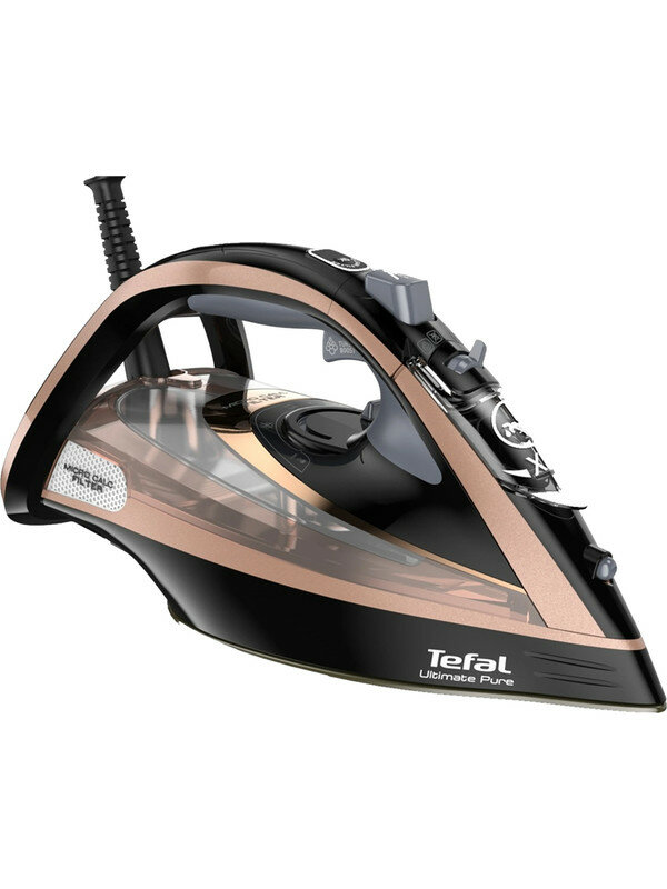 Утюг Tefal FV 9867E0, 300 Вт, вертикальное отпаривание, золотистый/черный