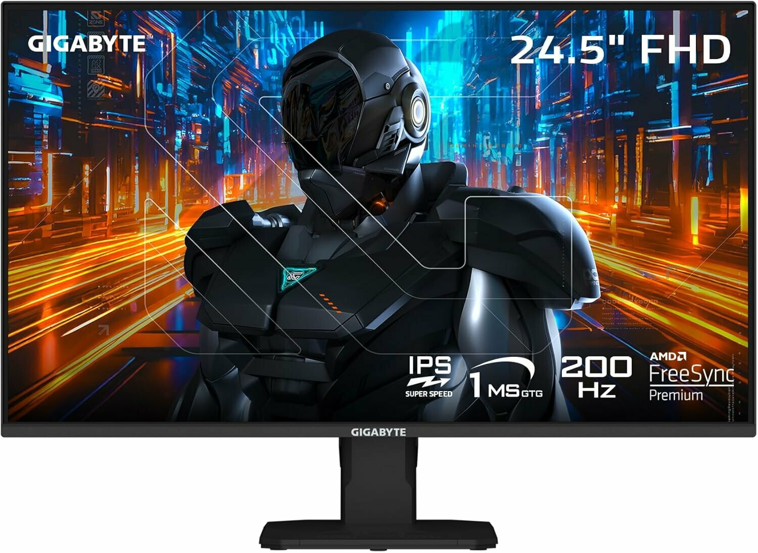 Игровой монитор Gigabyte GS25F2-EK, 25", 200Гц, FHD, HDMI, DP