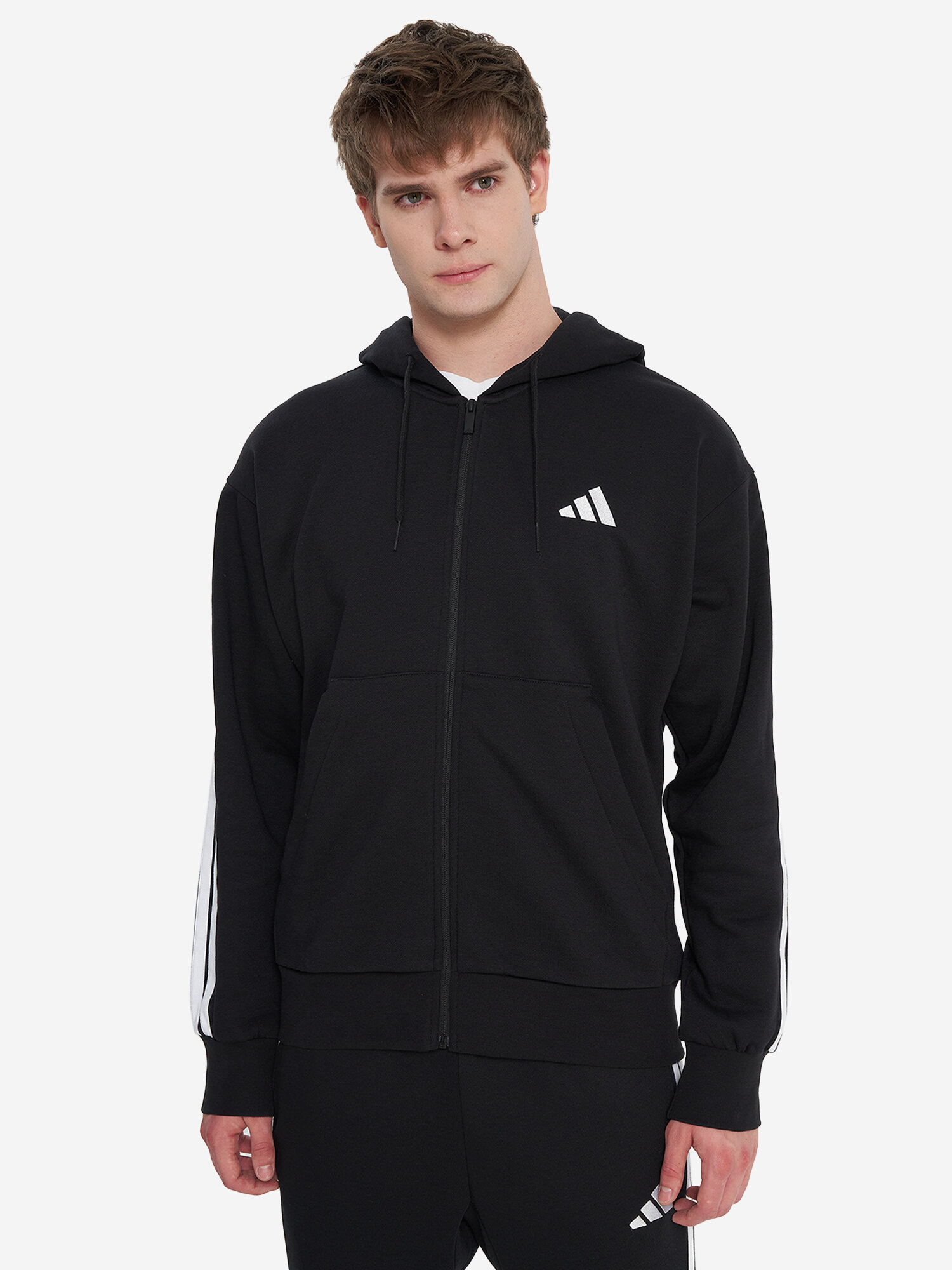 Толстовка спортивная adidas, размер S, , черный — фото 1