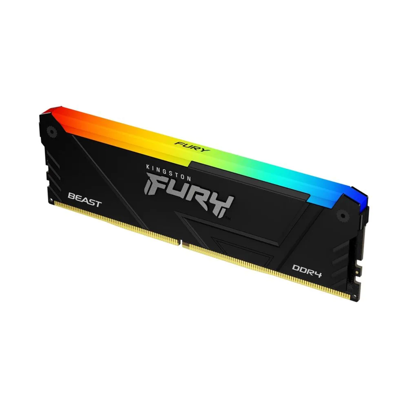 Оперативная память KINGSTON FURY Beast RGB DIMM DDR4 16GB 3200 MHz (KF432C16BB2A/16)