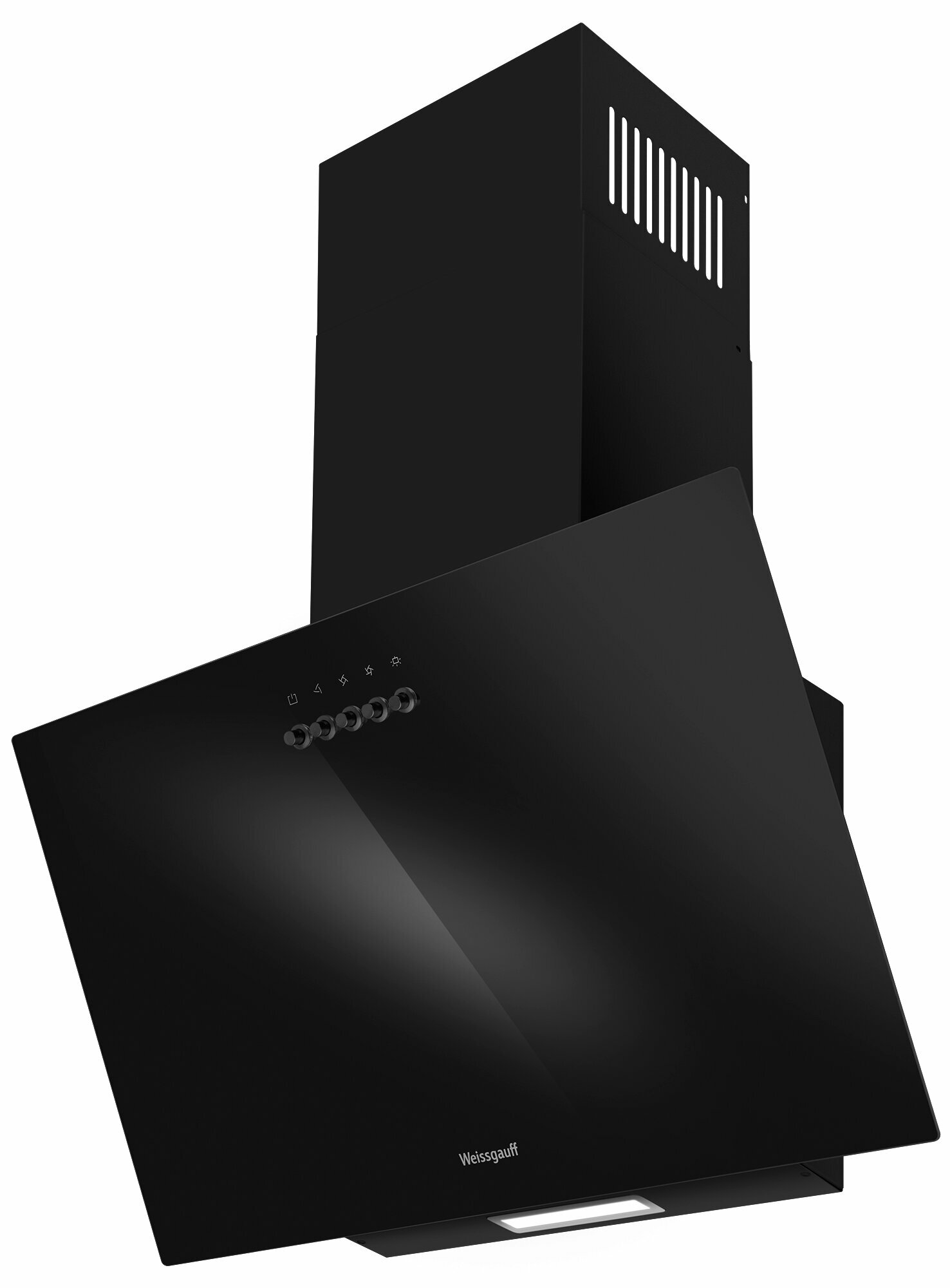 Купольная вытяжка Weissgauff Sigma 60 PB BL, Алюминиевый жировой фильтр, Низкий уровень шума