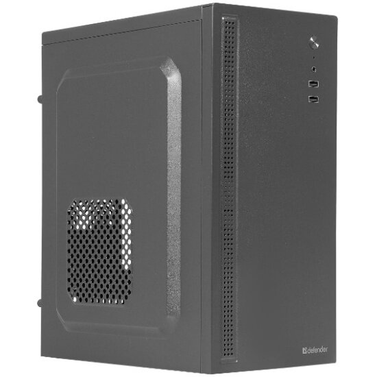 Корпус компьютерный Defender X11 черный mATX USB1.1x2 HD Audio