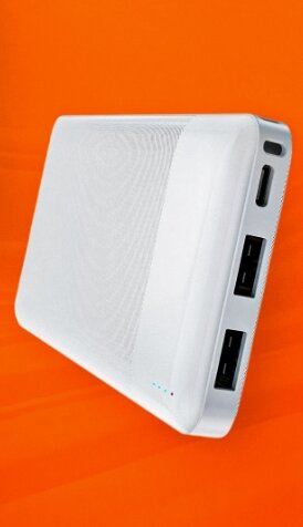 Портативный аккумулятор EOFE, 10000 MA, 12 W, USB+Type-C+Micro — фото 1