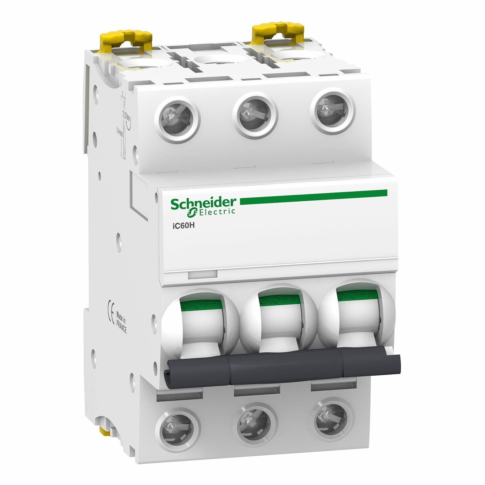Автоматический выключатель Schneider Electric A9F89332 Acti 9 iC60H 3P 32A (C) 10kA
