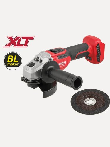 Изображение товара Шлифмашина угловая аккумуляторная WORTEX CAG 1812-2 E XLT SOLO без аккумулятора и зарядного устройства (1334916)