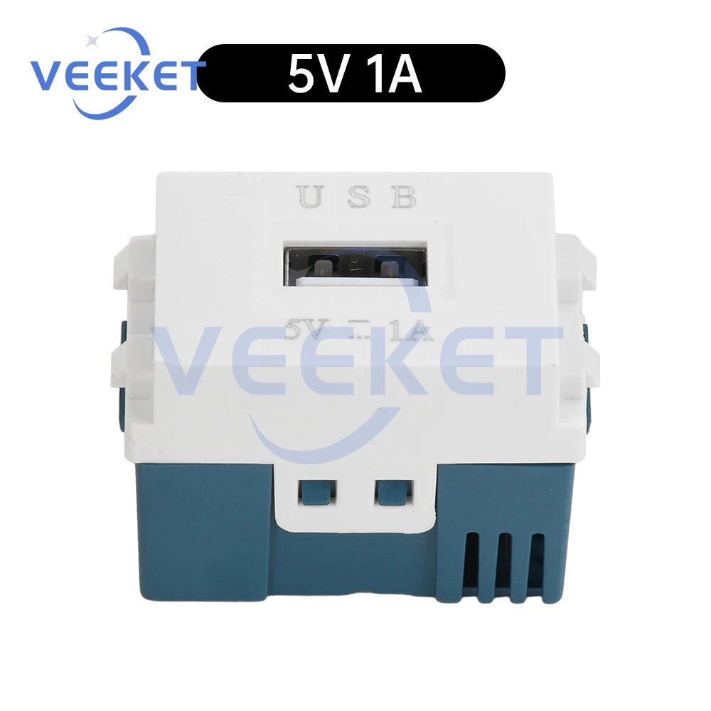 Панель для зарядки мобильного телефона USB-модуль питания розетка 220 В 5 В трансформатор 21 А 1 А USB-разъем для зарядки адаптер для переключения 5V 1A