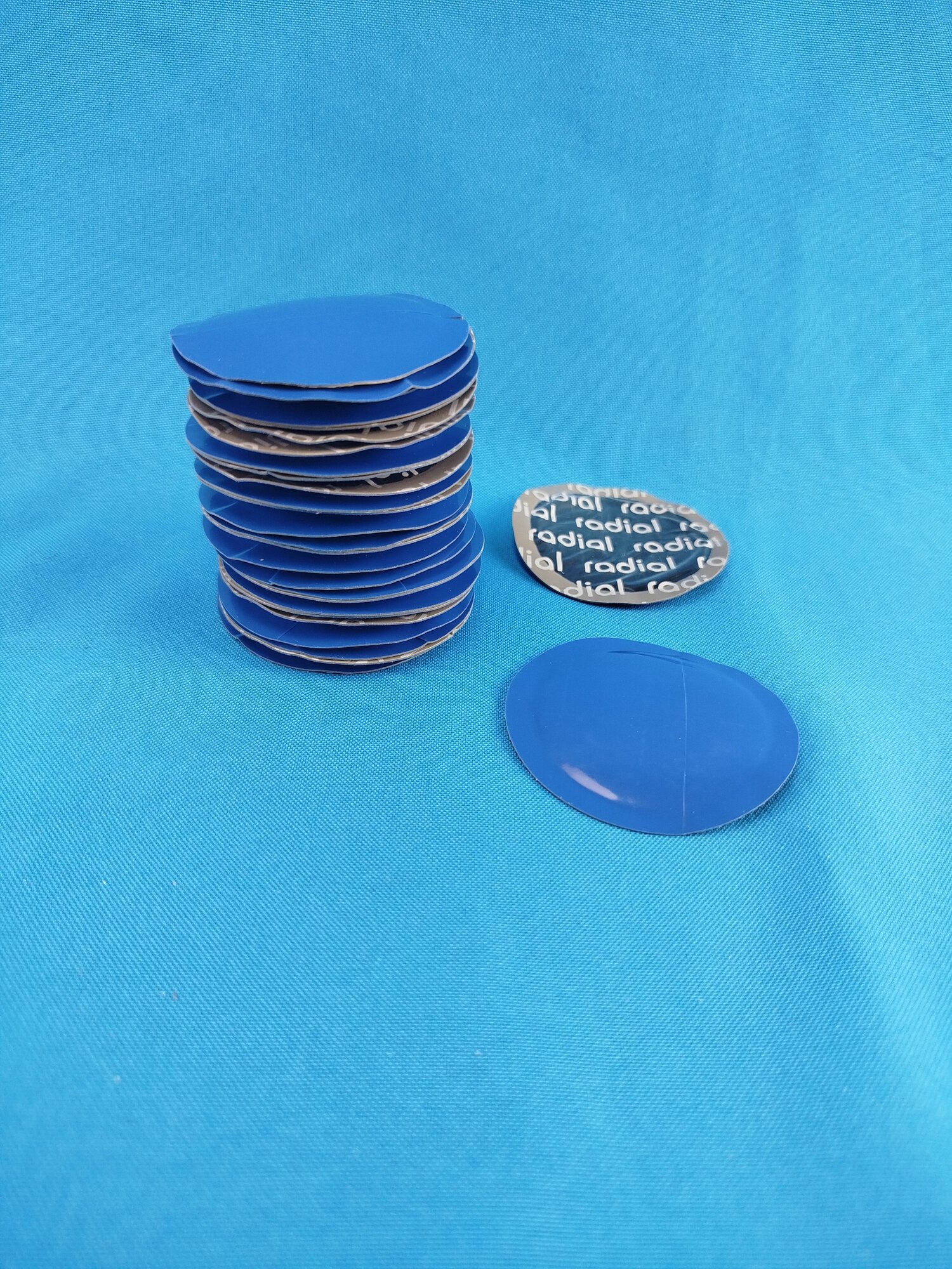 Заплатки колесные "AIRLINE" для ремонта радиальных шин, круглые, d57мм (30шт)