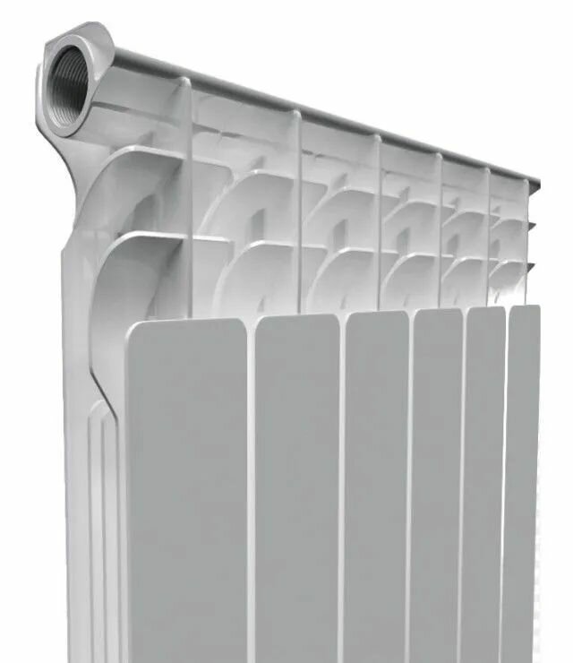 1100-1101/ Радиатор отопления настенный алюминиевый Аквапром A21 4 секции