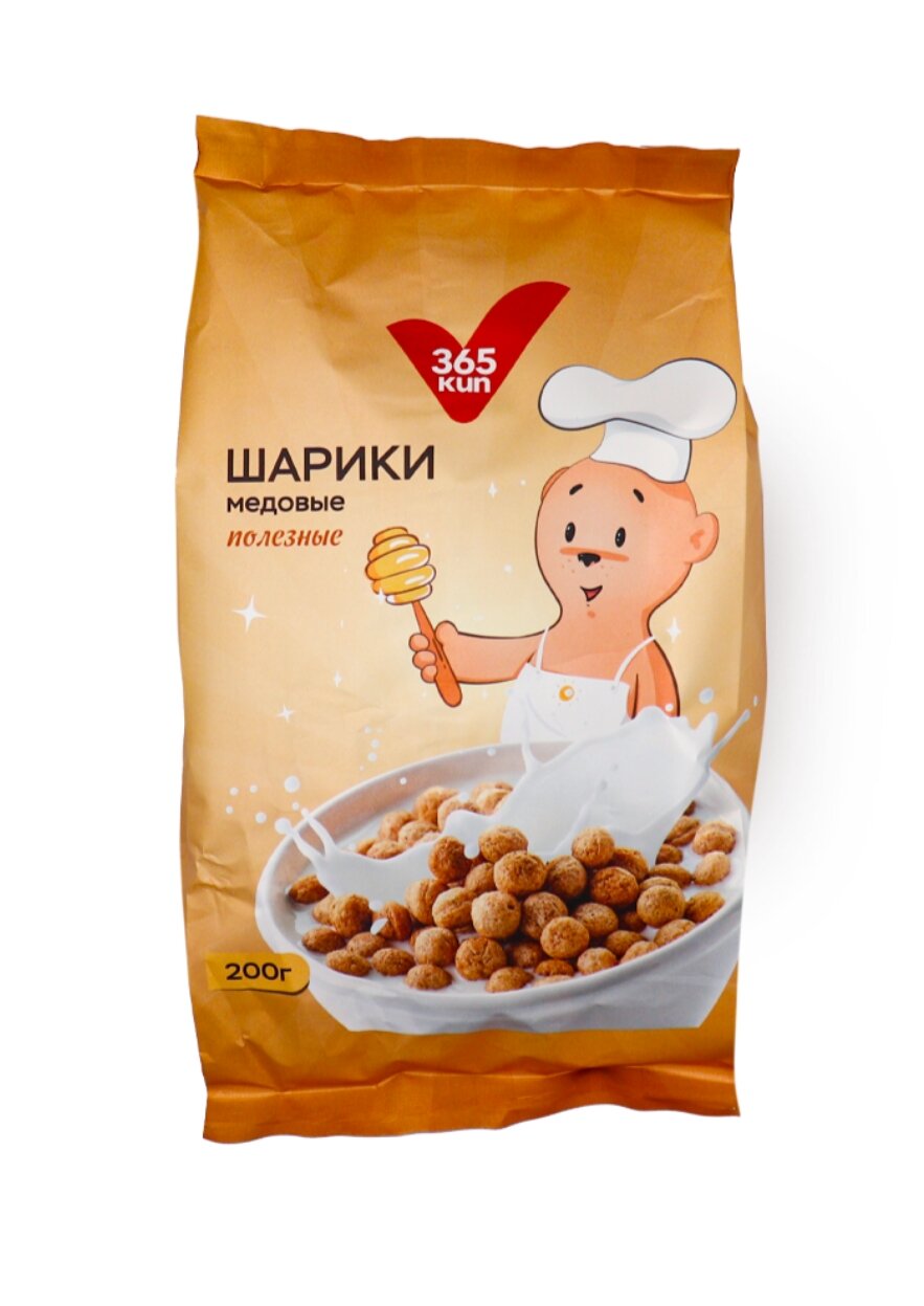 Готовый завтрак «Медовые шарики» 365 KUN, 200 г