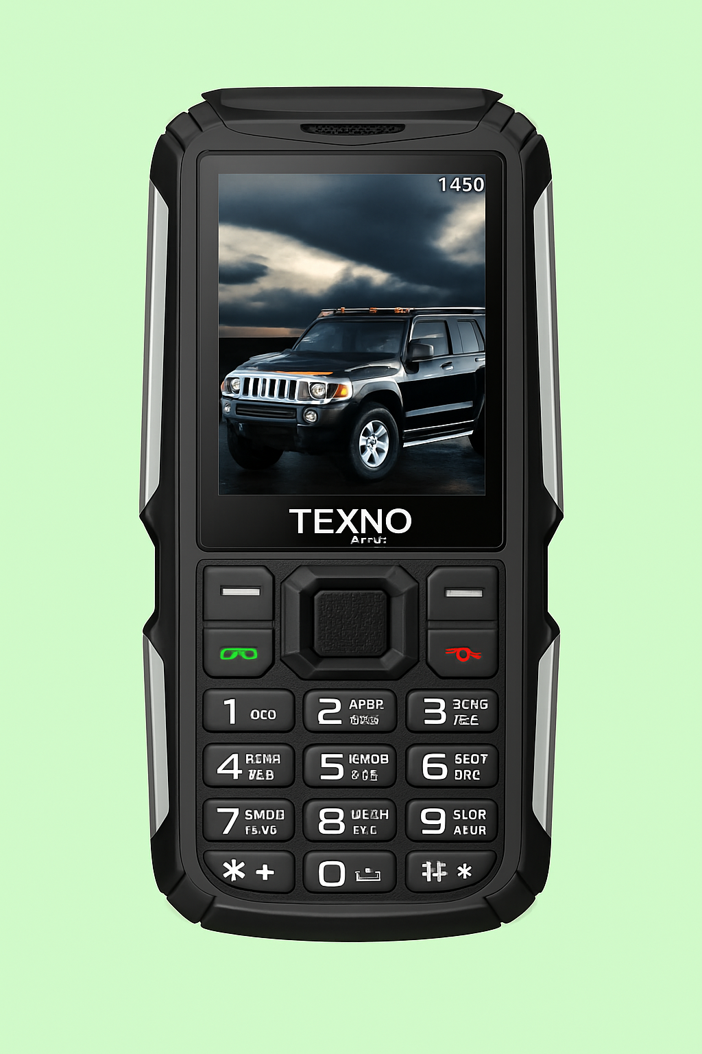 Texno Max T450 TANK — Кнопочный телефон, 2 SIM, от HONEST PHONEST — фото 1