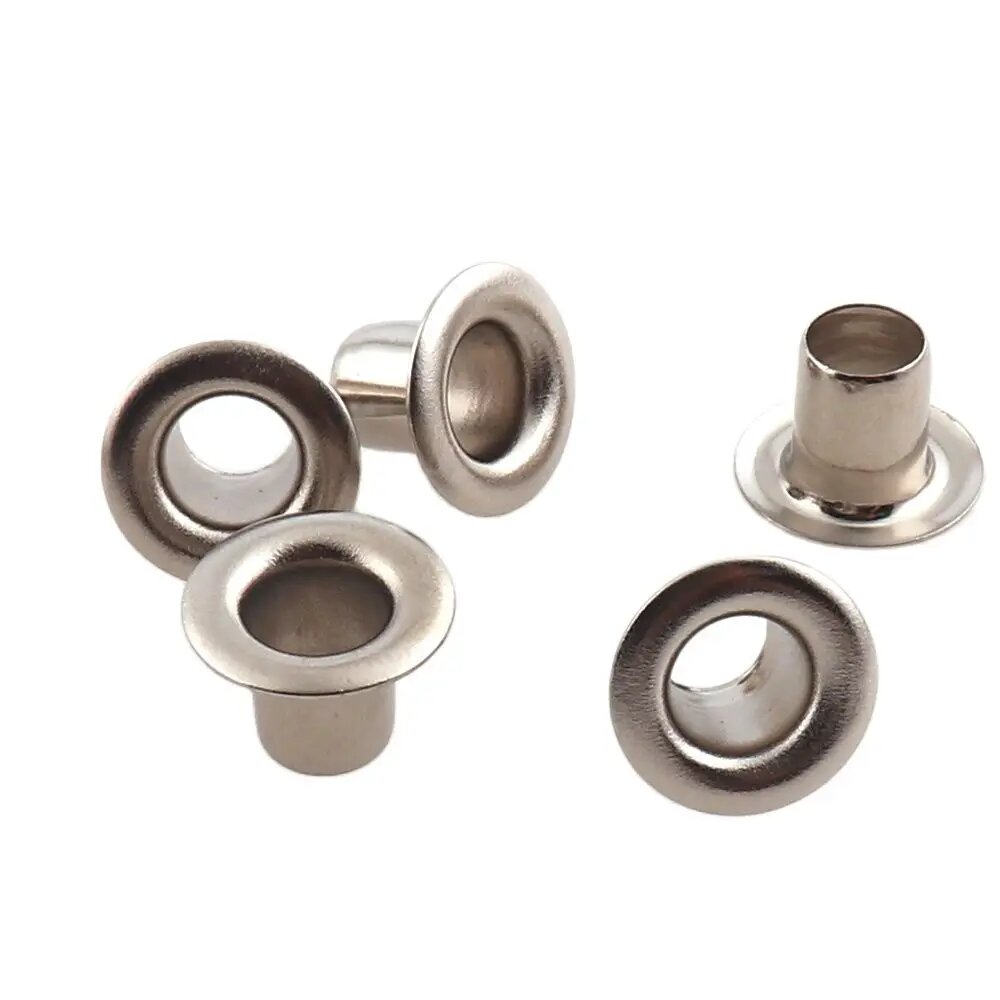 Металлические люверсы для кожи 11*6*7 мм 50/100 шт 100sets