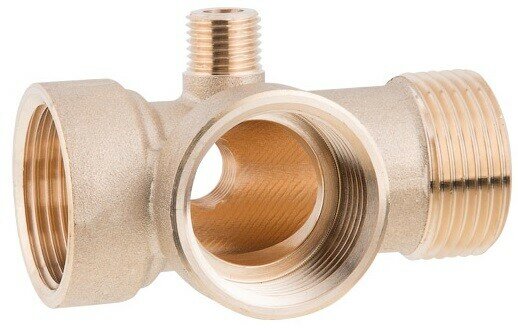 Штуцер пятиходовой AV Engineering резьба внутренняя/наружная 1