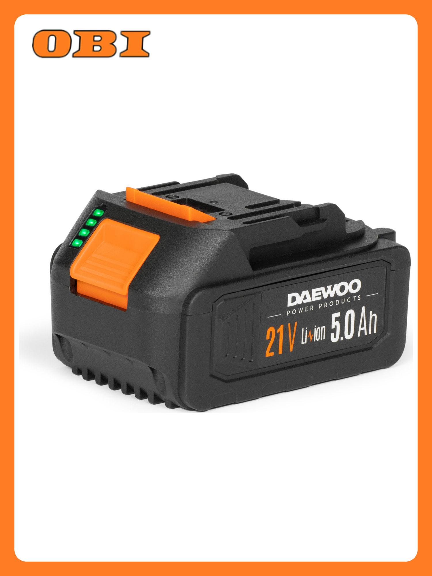 Аккумуляторная батарея DAEWOO DABT 5021Li Li-Ion 21В 5Ач слайдер