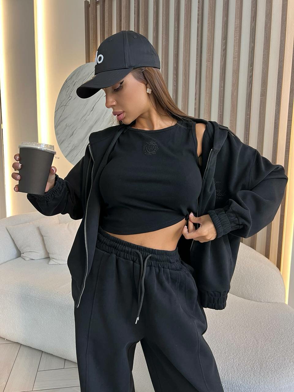 Комплект одежды SAVORI костюм женский размер M black